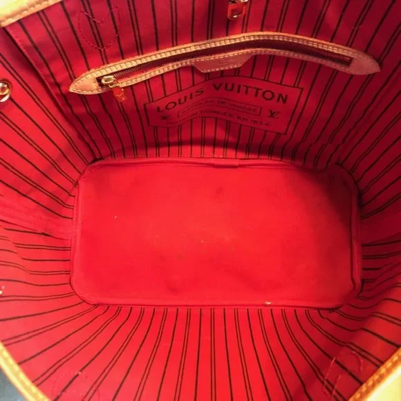 REMOVING 5-12 LOUIS VUITTON Neverfull MM Monogram Cerise - Picture 7 of 17